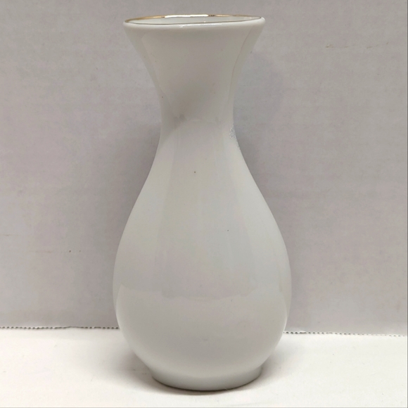 Vintage Porcelain MiniVase - Pink, Purple & Blue Flower Bouquet by Brinn's - VTG - Picture 4 of 6